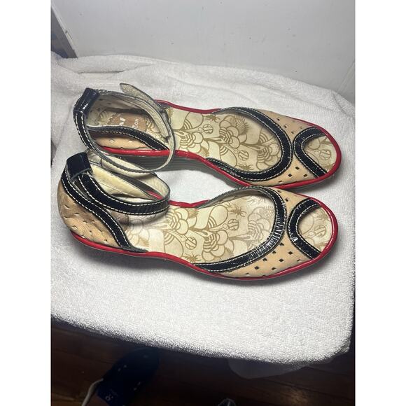 Fly London Womens Size Eu 40 US 9 Wedge Ankle Strap Sandals P500477017 - Picture 14 of 15